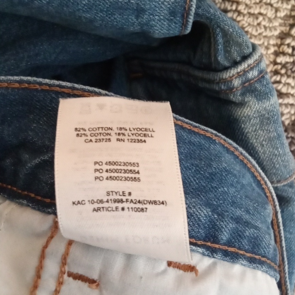 Denim Forum The 90s Millie High Rise Cargo Cotton Streetware Womens 24 - Picture 7 of 13
